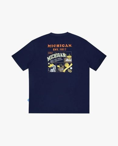  NCAA - Áo thun unisex cổ tròn tay ngắn 