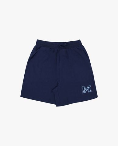  NCAA - Quần short unisex ngang gối phối logo 