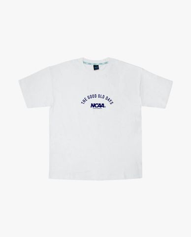  NCAA - Áo thun unisex cổ tròn tay ngắn in logo 