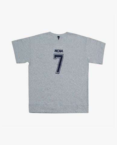  NCAA - Áo thun unisex cổ tròn tay ngắn phối logo 