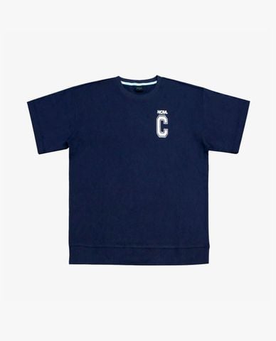 NCAA - Áo thun unisex cổ tròn tay ngắn phối logo 