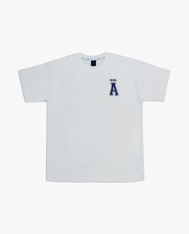  NCAA - Áo thun unisex cổ tròn tay ngắn phối logo 