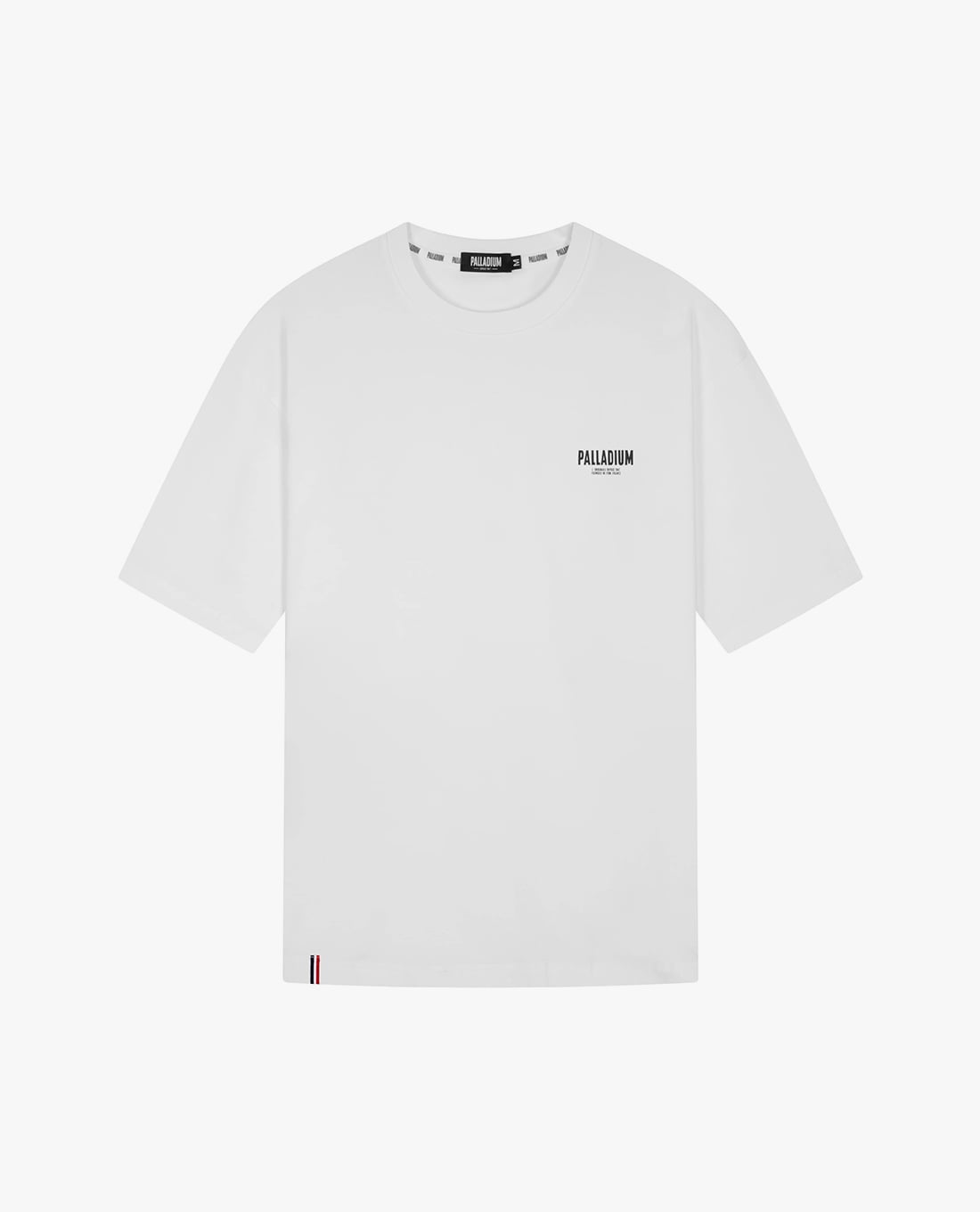 PALLADIUM - Áo thun unisex cổ tròn tay ngắn in logo