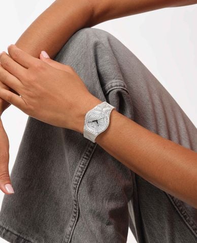  SWATCH - Đồng hồ unisex Curvilinear 34mm 
