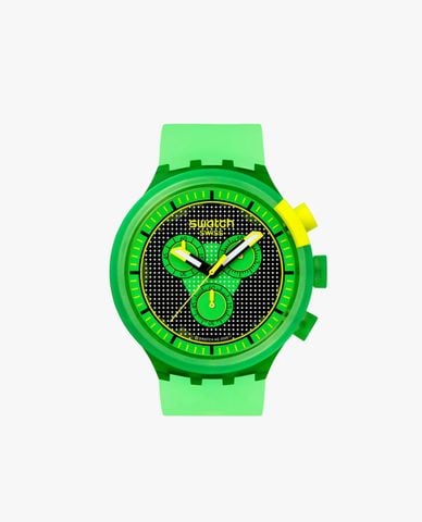  SWATCH - Đồng hồ unisex Glowingly Green 47mm 