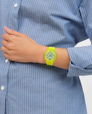  SWATCH - Đồng hồ unisex Luminously Lemon 34mm 