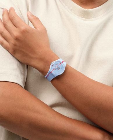  SWATCH - Đồng hồ unisex Flowering Plum 34mm 