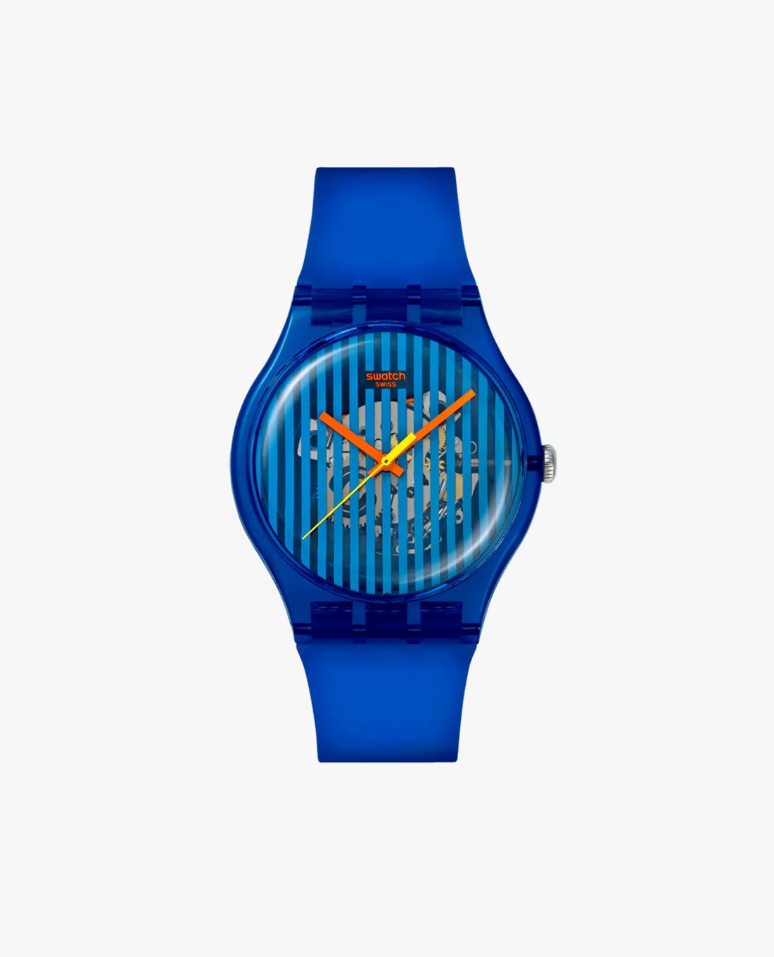SWATCH - Đồng hồ unisex Brilliantly Blue 41mm