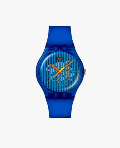  SWATCH - Đồng hồ unisex Brilliantly Blue 41mm 
