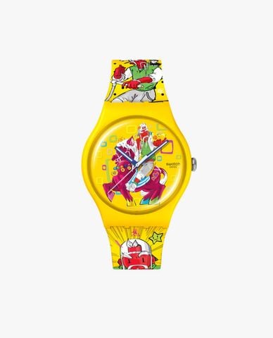  SWATCH - Đồng hồ unisex Blow Away 41mm 