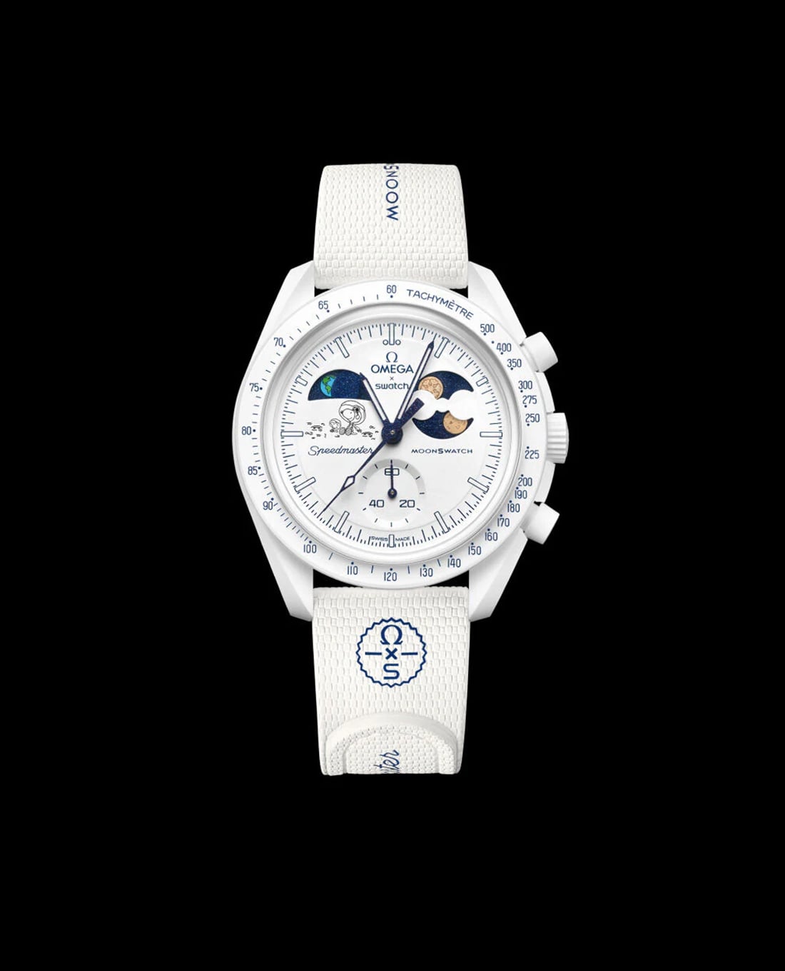 SWATCH - Đồng hồ unisex Mission To Earthphase Moonshine Gold 42mm