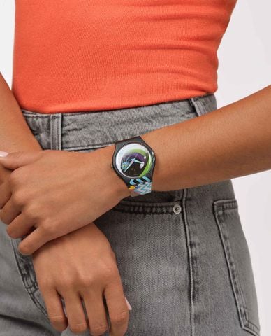  SWATCH - Đồng hồ unisex Street Eye 41mm 