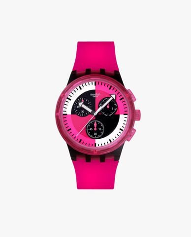  SWATCH - Đồng hồ unisex Fuchsia Lines 42mm 