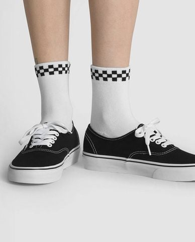  VANS - Vớ unisex cổ cao Peek A Check 