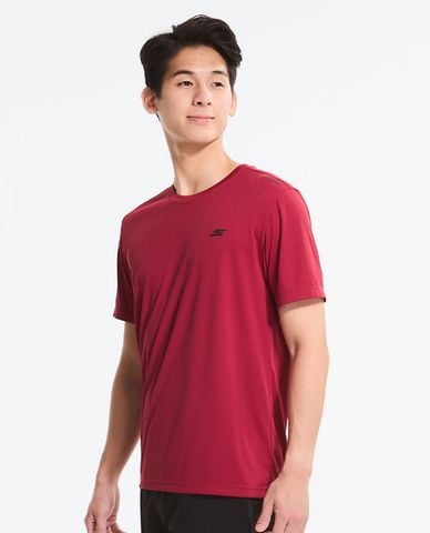  SKECHERS - Áo thun thể thao nam cổ tròn tay ngắn Performance 