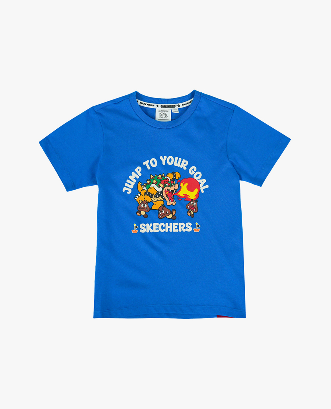 SKECHERS - Áo thun trẻ em tay ngắn Nintendo Super Mario