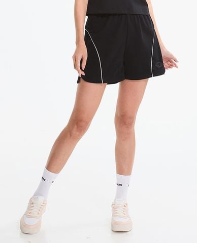  SKECHERS - Quần short tập luyện nữ lưng thun 