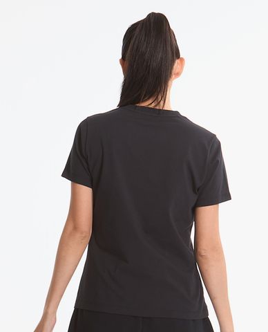  SKECHERS - Áo thun nữ cổ tròn tay ngắn thời trang 