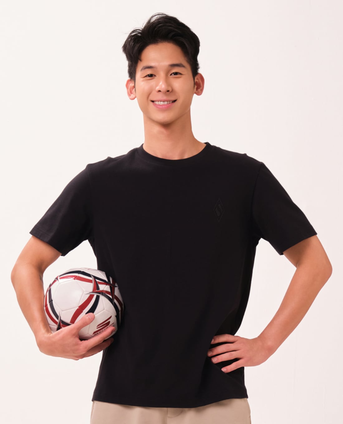 SKECHERS - Áo thun nam cổ tròn tay ngắn Game On Lounge