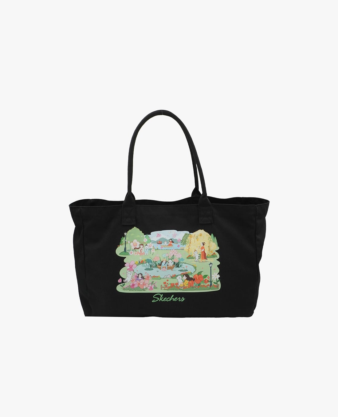 SKECHERS - Túi tote unisex Skechvibe x Drawingmary