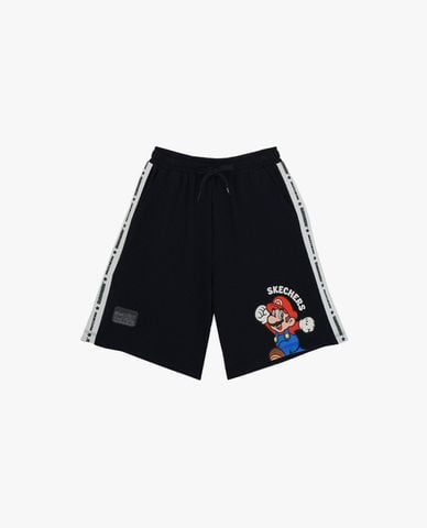  SKECHERS - Quần short trẻ em lưng thun Nintendo Super Mario 