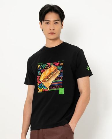  SKECHERS - Áo thun unisex tay ngắn in họa tiết 