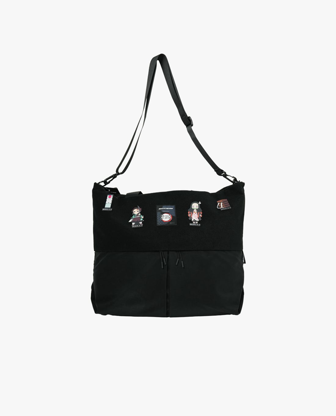 SKECHERS - Túi tote unisex phom chữ nhật Demon Slayer