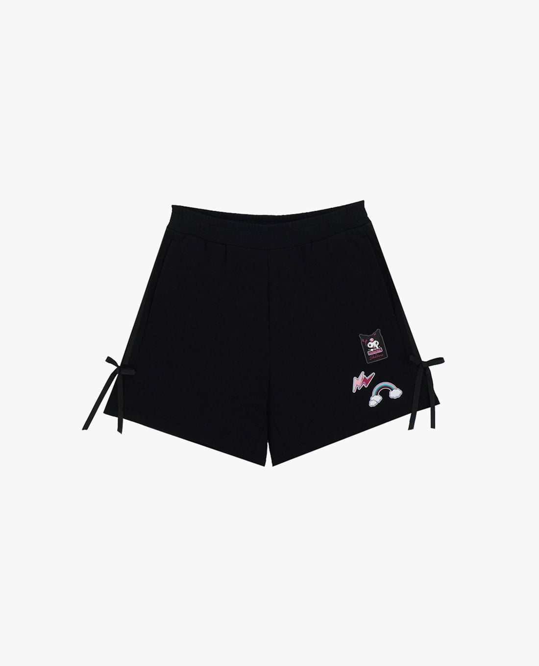 SKECHERS - Quần short nữ ống rộng phối nơ Kuromi