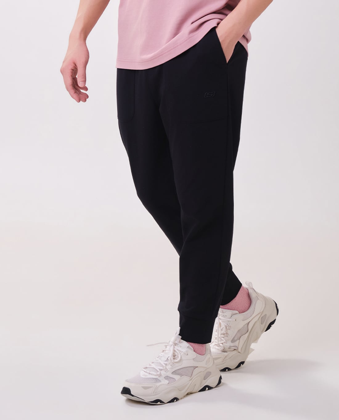 SKECHERS - Quần jogger nam lưng thun dây rút