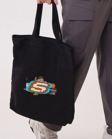  SKECHERS - Túi tote unisex Skechers x Cloakwork 