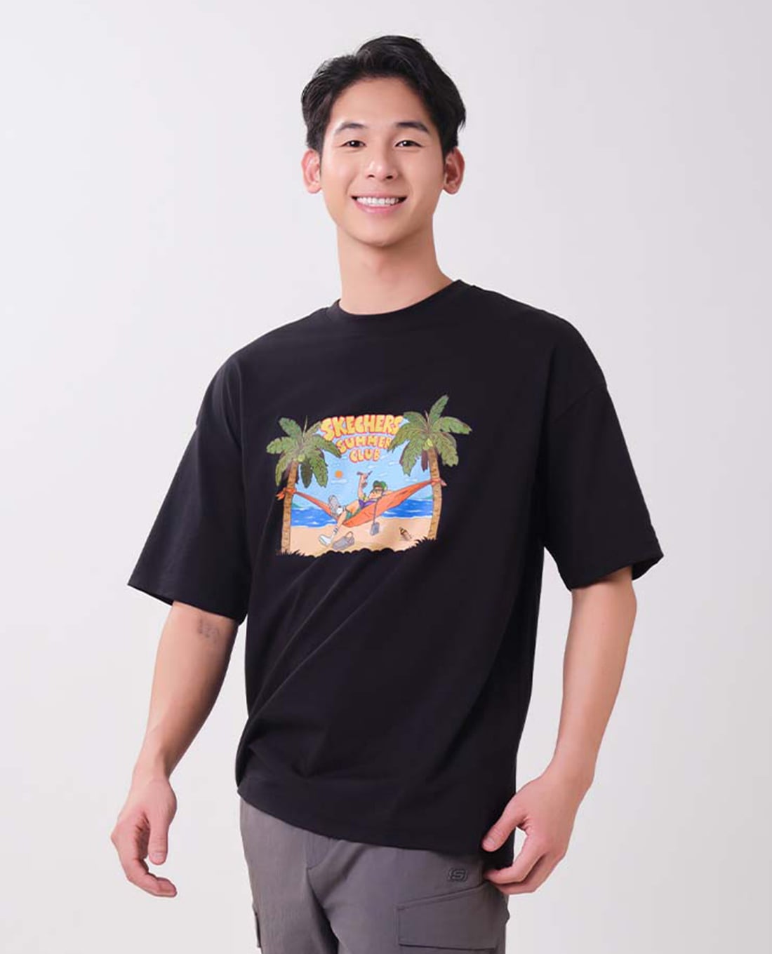 SKECHERS - Áo thun unisex tay ngắn Skechers x Cloakwork