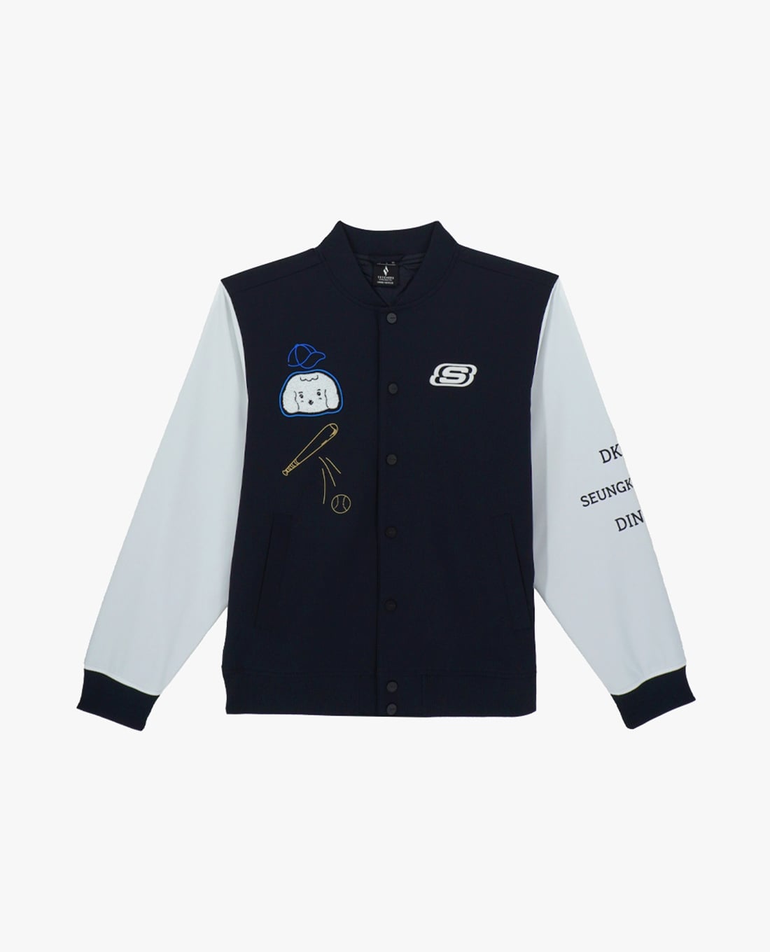 SKECHERS - Áo khoác bóng chày unisex DK Seungkwan Dino of Seventeen