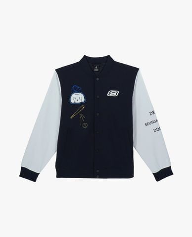  SKECHERS - Áo khoác bóng chày unisex DK Seungkwan Dino of Seventeen 