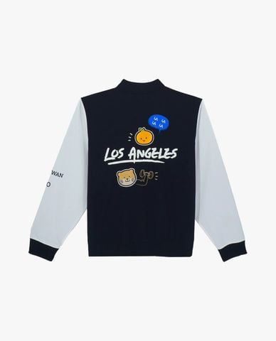  SKECHERS - Áo khoác bóng chày unisex DK Seungkwan Dino of Seventeen 