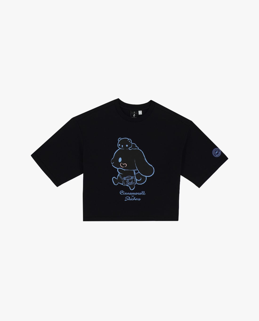 SKECHERS - Áo croptop nữ cổ tròn tay ngắn Cinnamoroll