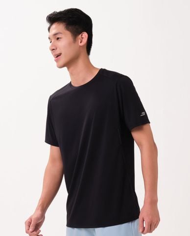  SKECHERS - Áo thun thể thao nam cổ tròn tay ngắn Performance 