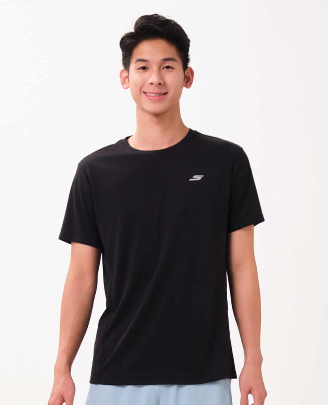 SKECHERS - Áo thun thể thao nam cổ tròn tay ngắn Performance