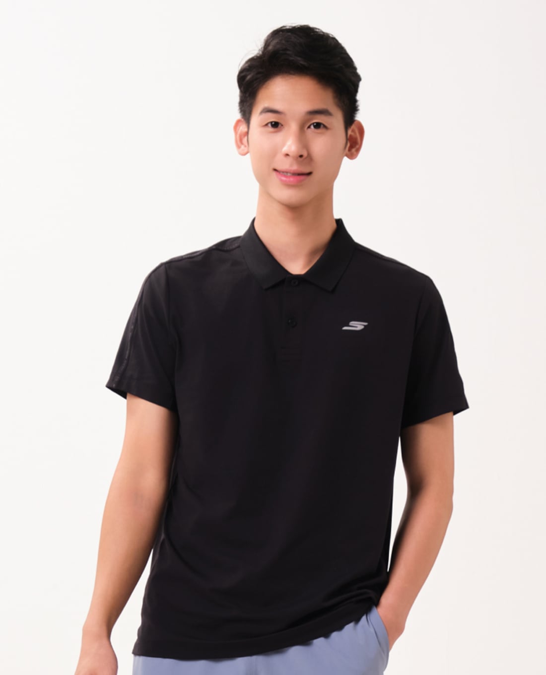 SKECHERS - Áo polo nam cổ bẻ tay ngắn Performance