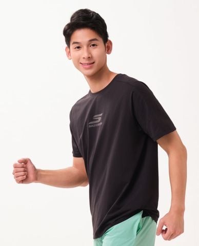  SKECHERS - Áo thun thể thao nam Running Performance 