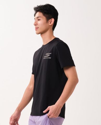  SKECHERS - Áo thun thể thao nam Running Performance 