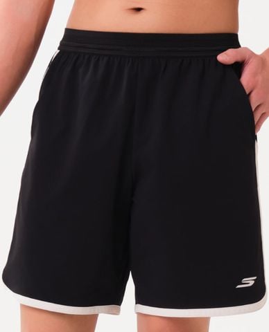  SKECHERS - Quần short tập luyện nam phối viền Performance 