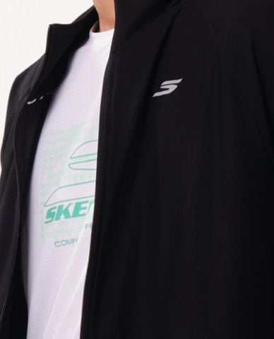  SKECHERS - Áo khoác thể thao unisex phối mũ Performance 