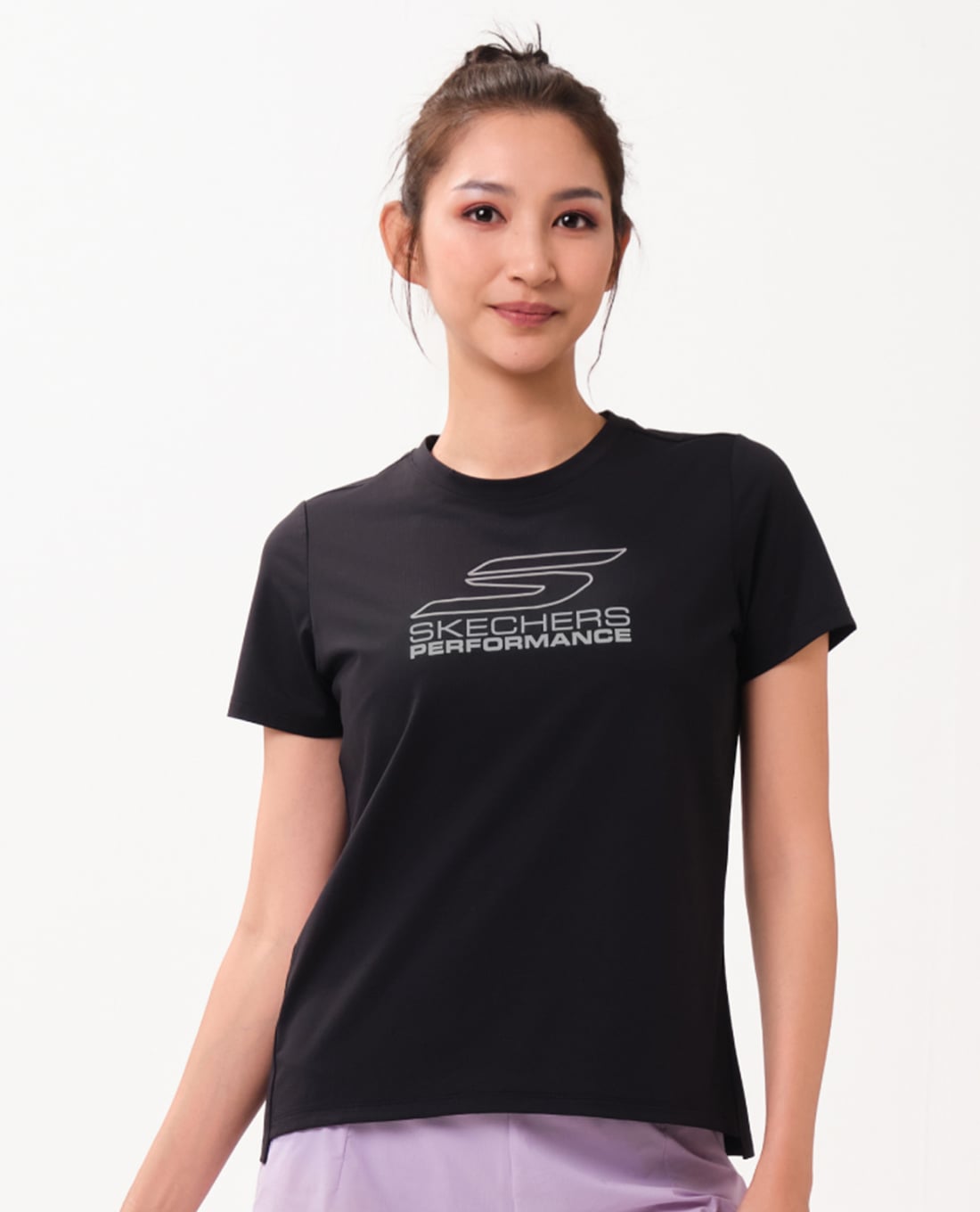 SKECHERS - Áo thun thể thao nữ Running Performance