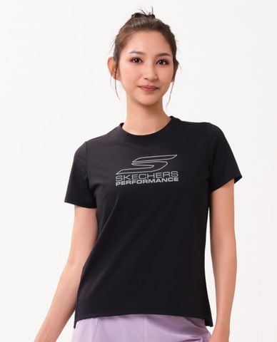  SKECHERS - Áo thun thể thao nữ Running Performance 