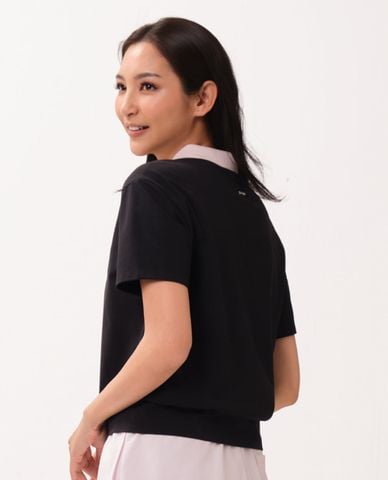  SKECHERS - Áo polo nữ cổ V tay ngắn Performance 