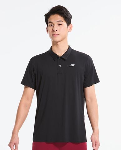  SKECHERS - Áo polo nam cổ bẻ tay ngắn lịch lãm 