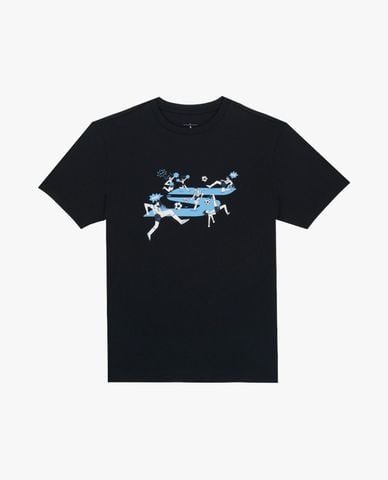 SKECHERS - Áo thun unisex cổ tròn tay ngắn Performance 