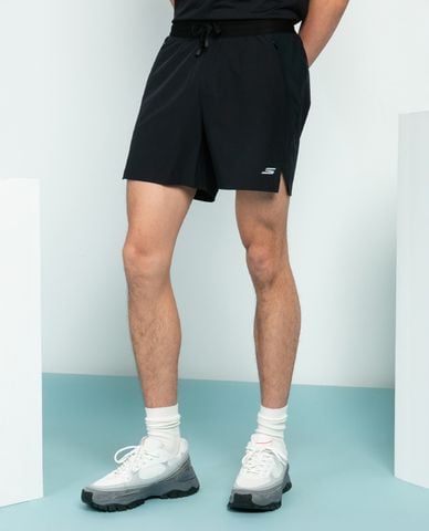  SKECHERS - Quần short tập luyện nam lưng thun Performance 