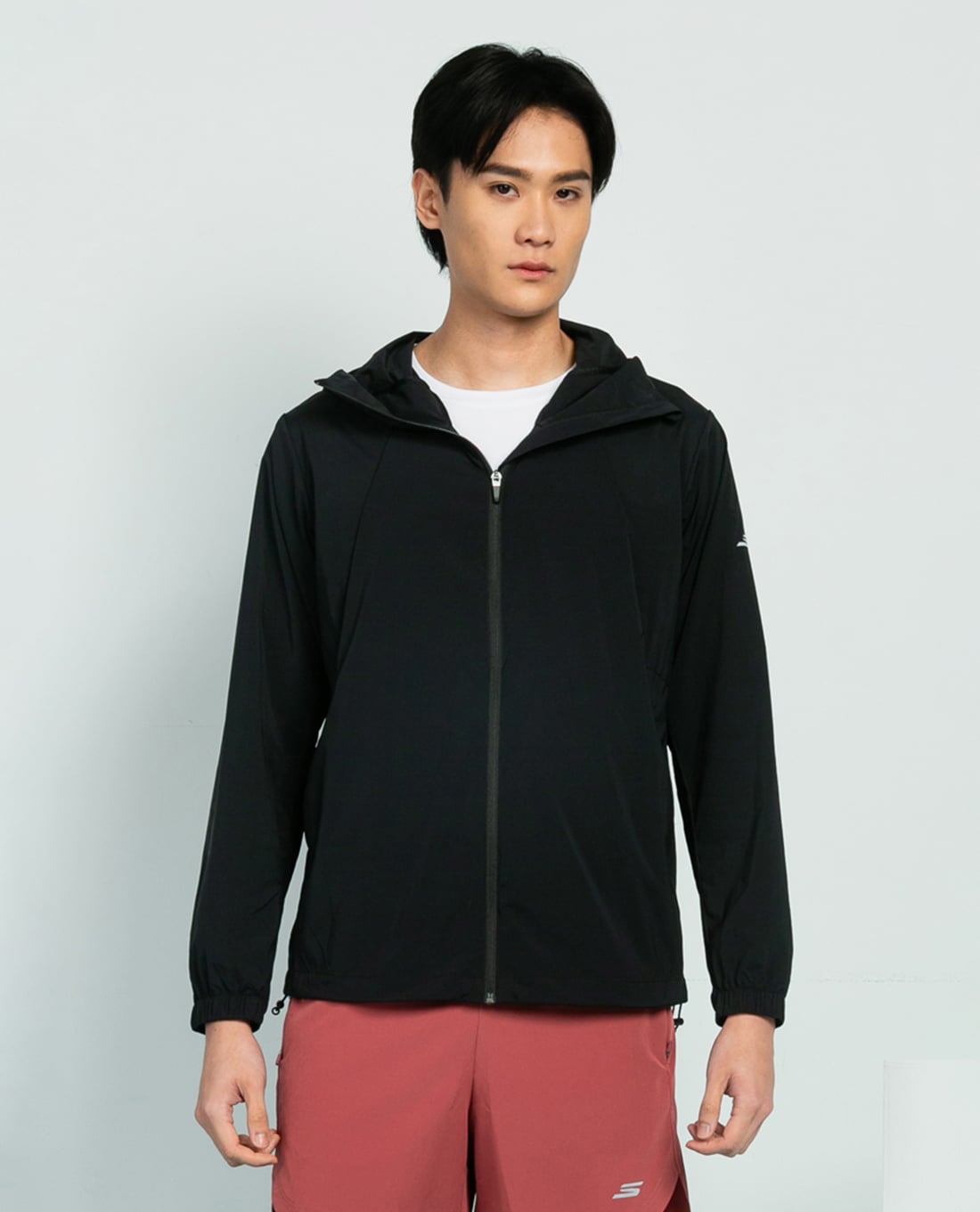 SKECHERS - Áo khoác thể thao nam phối mũ Performance