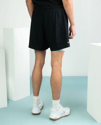  SKECHERS - Quần short tập luyện nam lưng thun Performance 